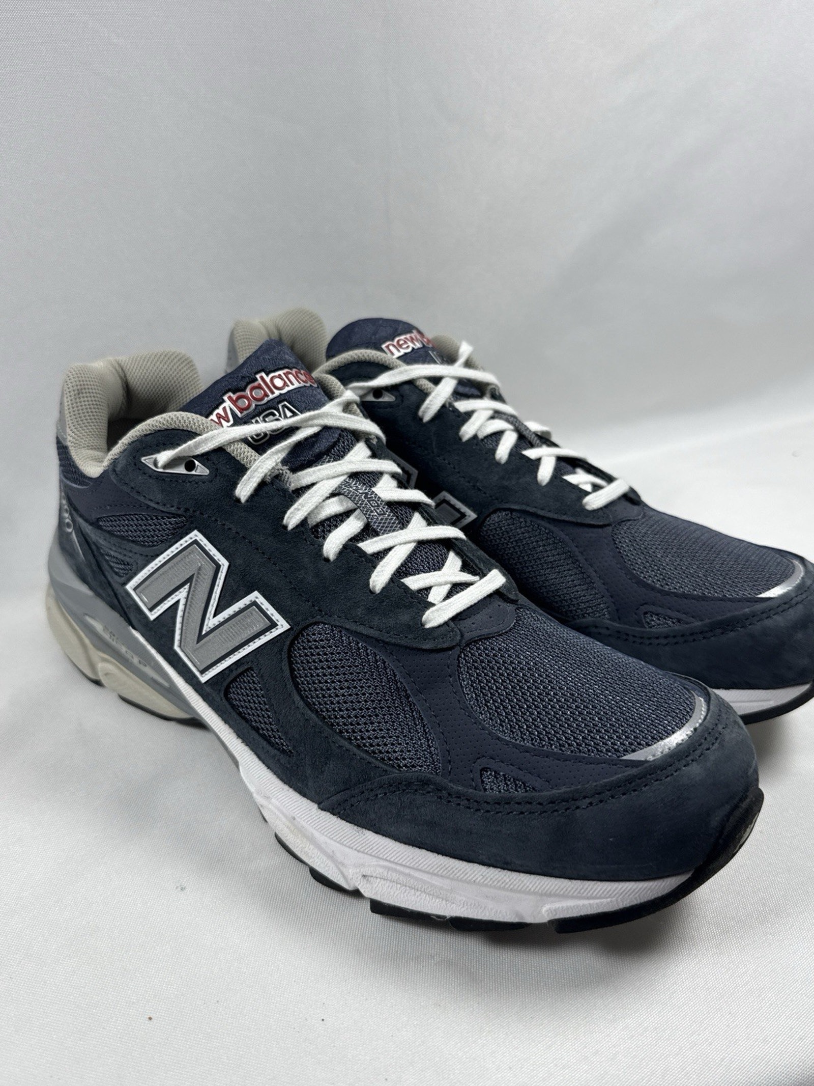 New Balance 990v3 Made In Usa Navy Gray Sneakers Men’s Size 11
